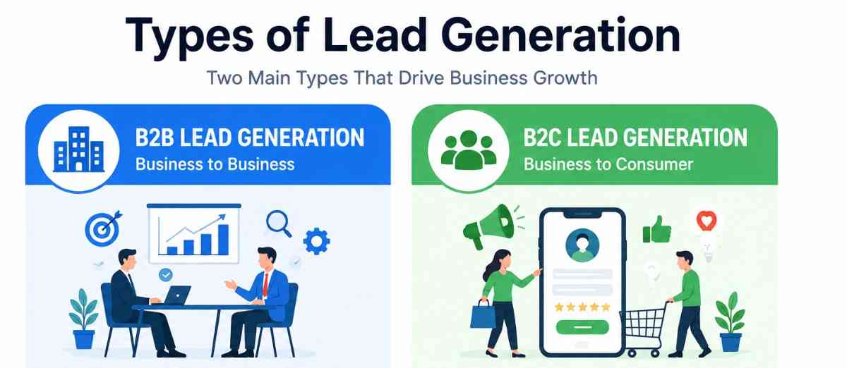 Types of Lead Generation - B2B and B2C